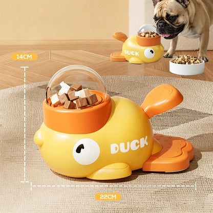 Best Pet Toys™ 2-in-1 Duck Dog Toy & Treat Dispenser