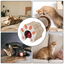 Foldable Cat Scratcher with Ball Track – Interactive Accordion Toy