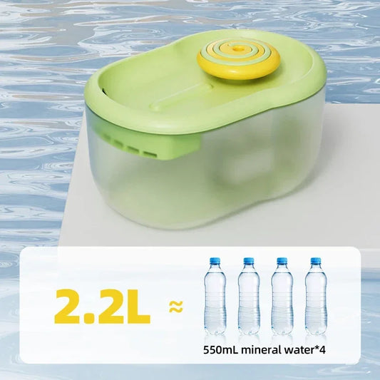 2.2L Ultra-Quiet Cat Water Fountain – Automatic Filter & Sterilizer