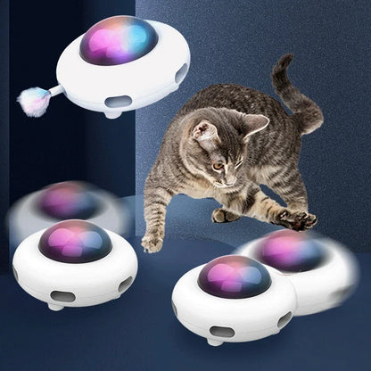 Smart UFO Cat Teaser – USB Rechargeable Interactive Toy
