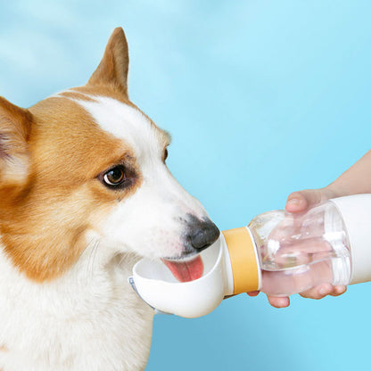 2-in-1 Portable Pet Feeder Cup: Water & Food on the Go!