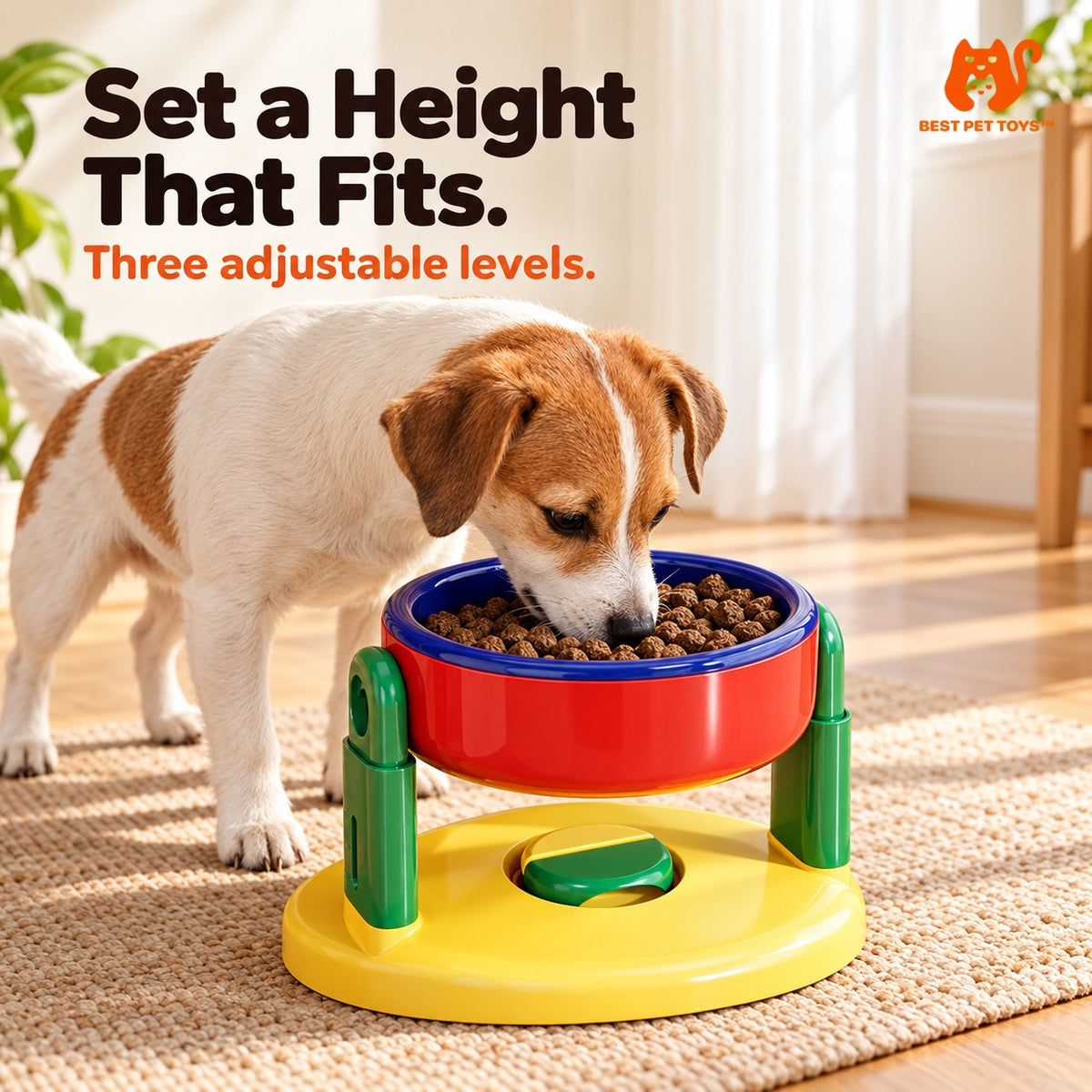 Best Pet Toys adjustable elevated pet bowl — gallery image 2