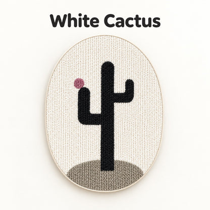 White Cactus style cat scratching pad