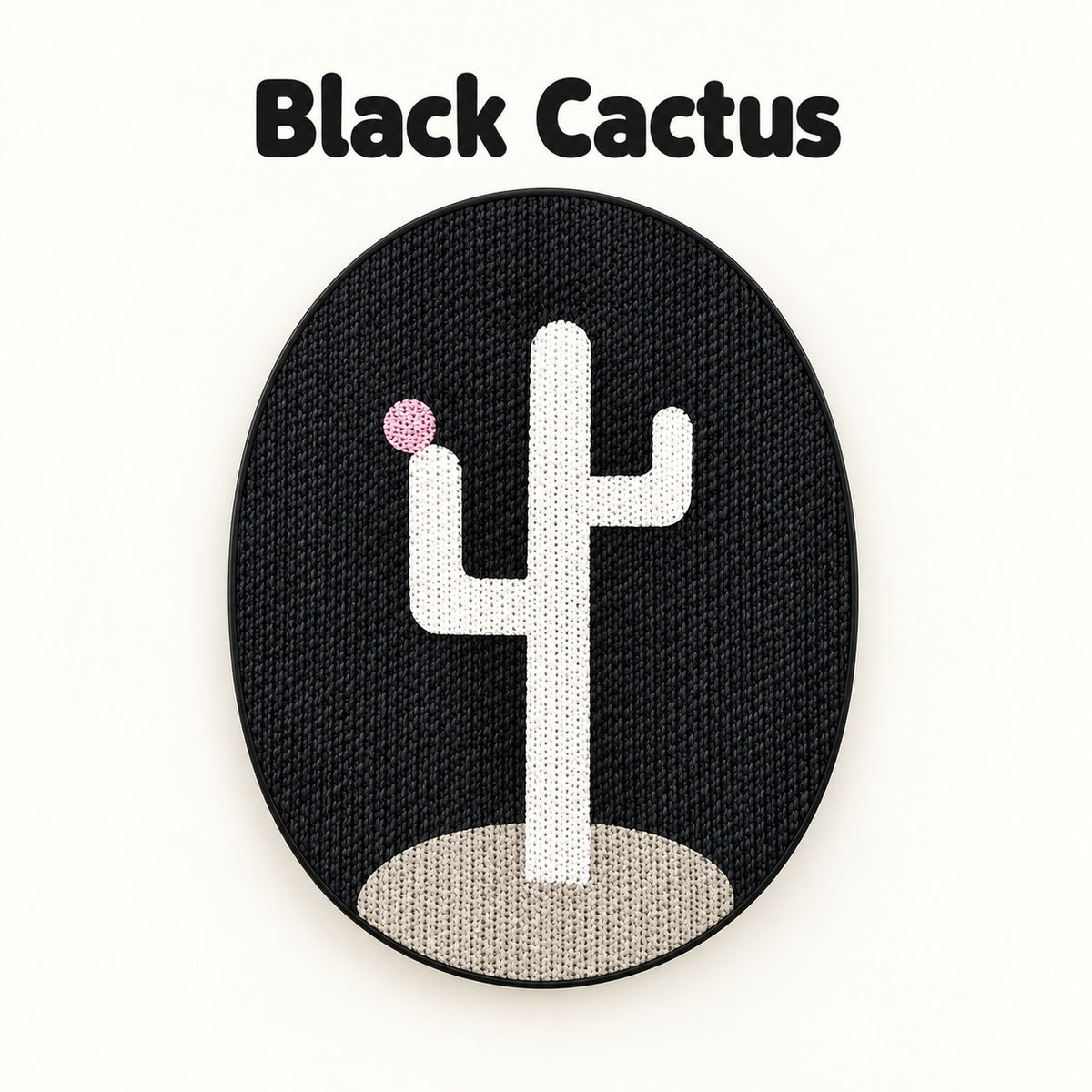 Black Cactus style cat scratching pad