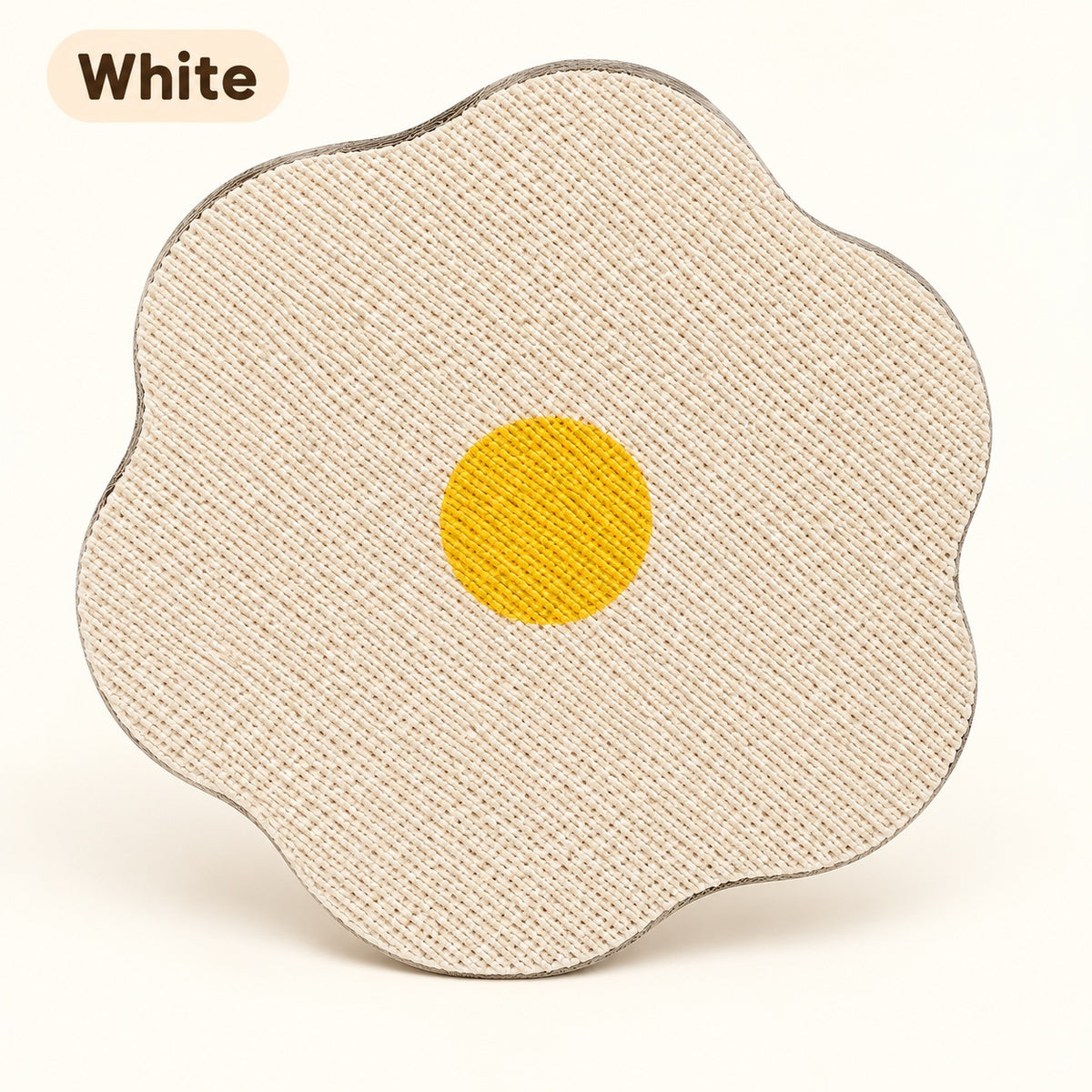 White flower wall cat scratcher