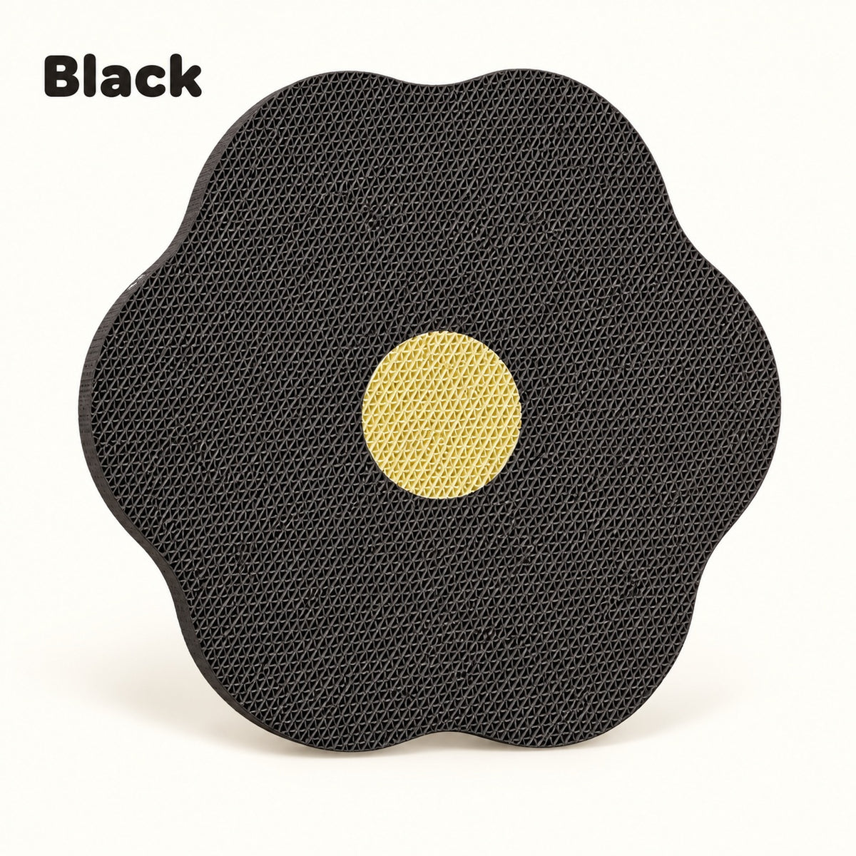 Black flower wall cat scratcher