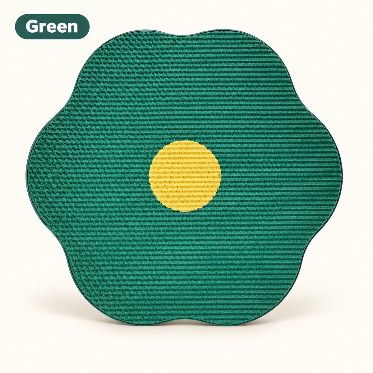 Green flower wall cat scratcher
