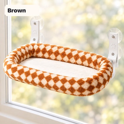 Brown checkered window perch variant
