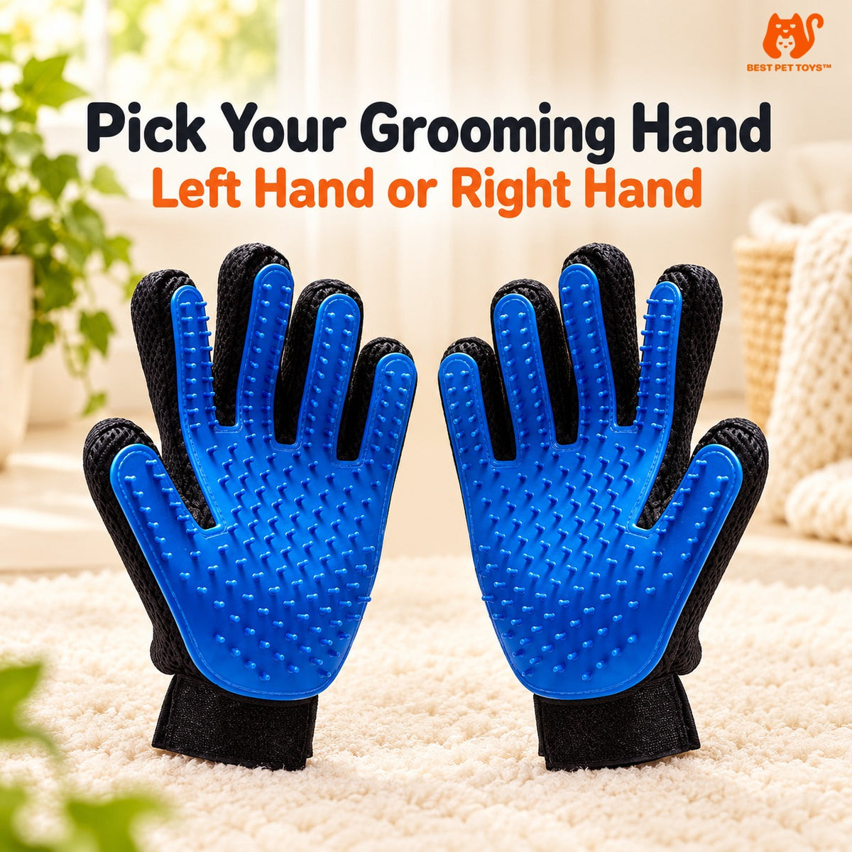 Left Hand and Right Hand glove options