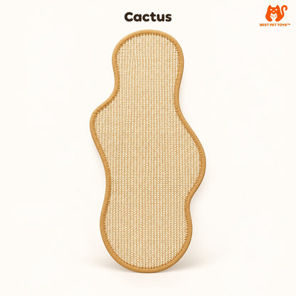 Cactus shape cat scratch mat
