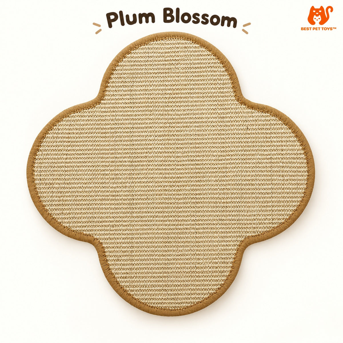 Plum Blossom shape cat scratch mat