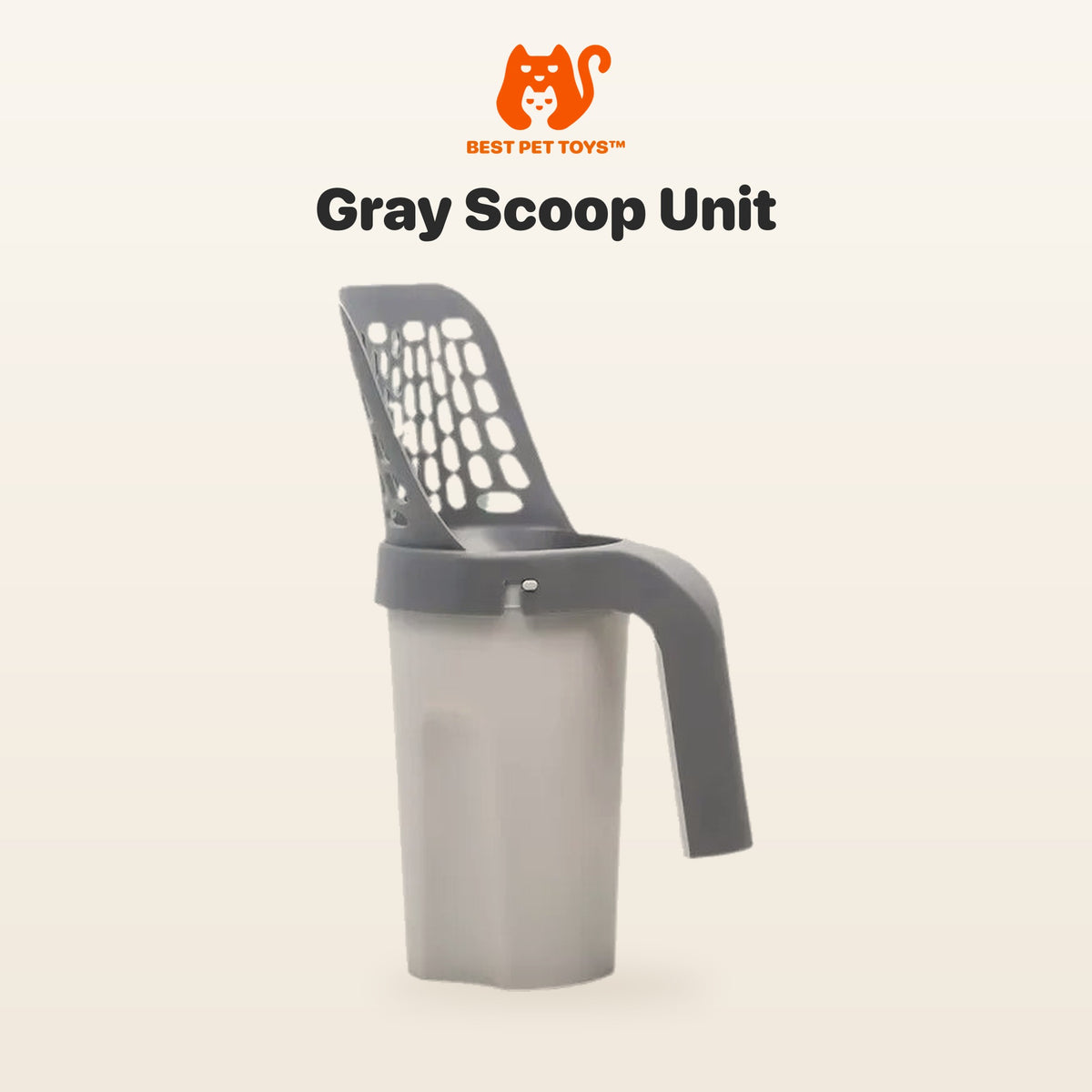 Gray scoop unit