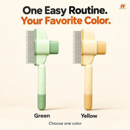 Green and Yellow pet comb color choices, choose one