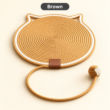 Brown cat scratching mat variant