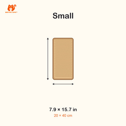 Small sisal scratching mat 7.9 by 15.7 inches