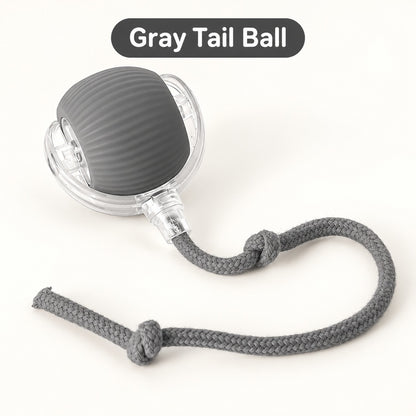 Best Pet Toys Smart Rolling Cat Ball — gray tail variant