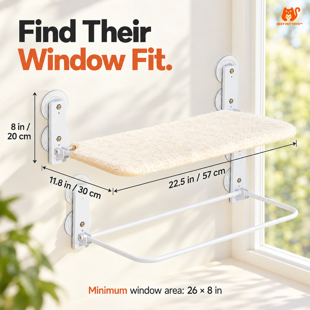 Best Pet Toys Foldable Steel Cat Perch, product image 3
