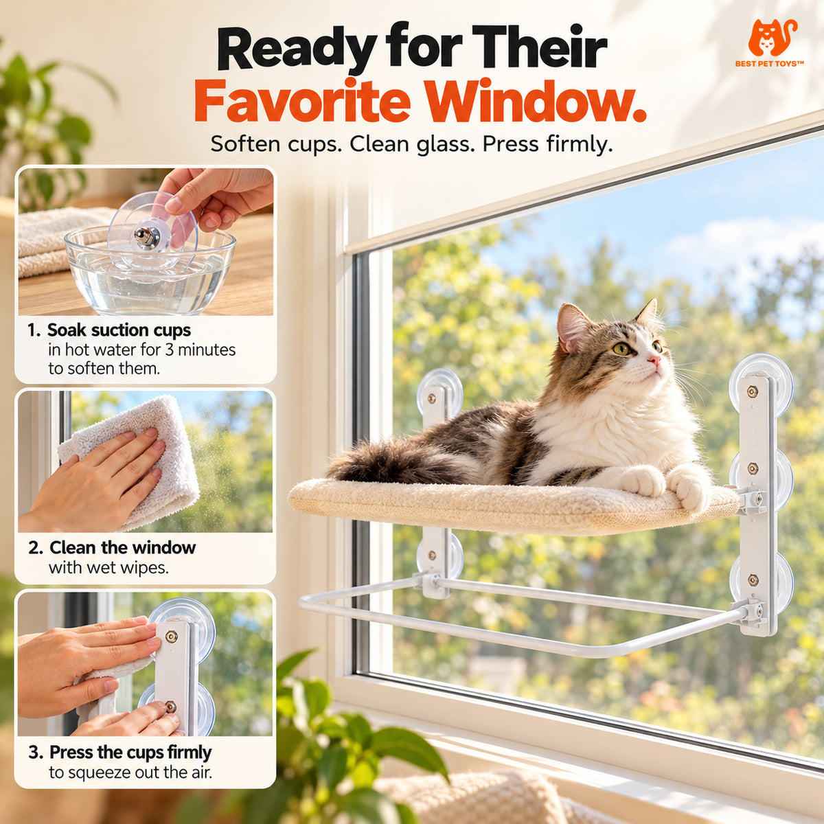 Best Pet Toys Foldable Steel Cat Perch, product image 6