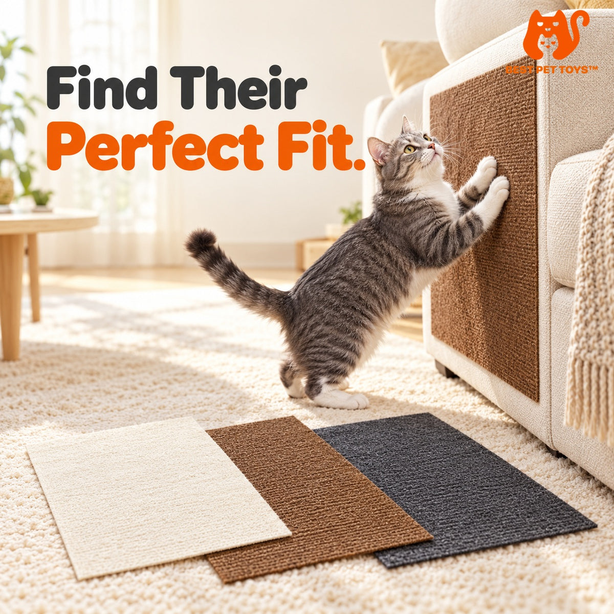 Available scratch fabric colors and fit