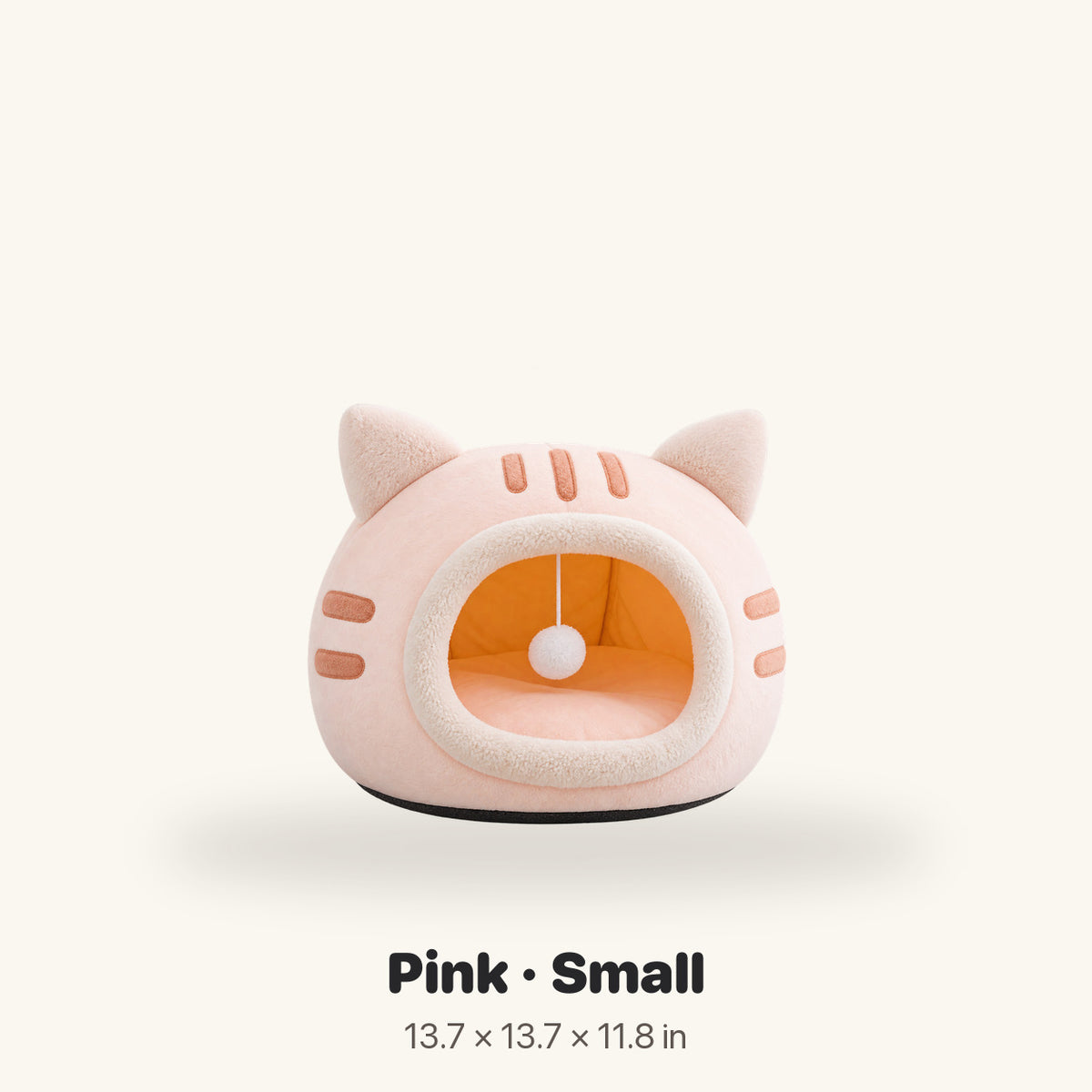 Pink Whisker Haven cat bed small