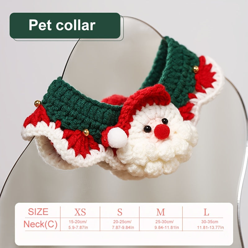 Christmas Cat Collar – Santa Claus Holiday Design