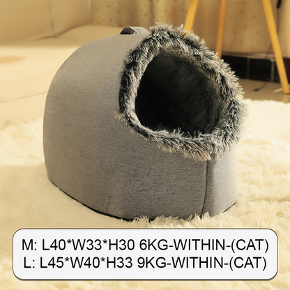 Cozy Portable Pet Haven – Warm & Snug Pet Cave