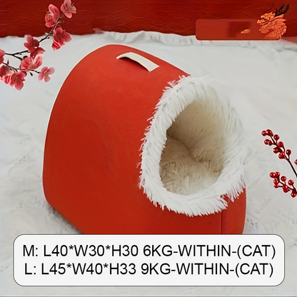Cozy Portable Pet Haven – Warm & Snug Pet Cave