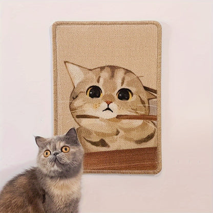 Wall-Mounted Cat Scratcher & Furniture Protector