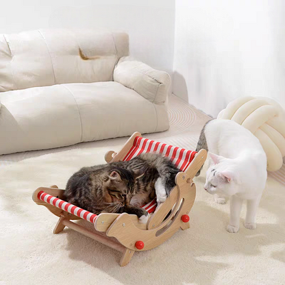 Cozy Hideaway Cat Bed – Soft, Warm & Perfect for Play!